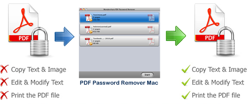 remove PDF password with PDF Password Remover for Mac
